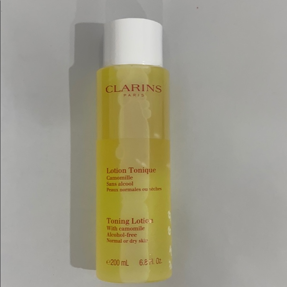 Clarins toning lotion with camomile